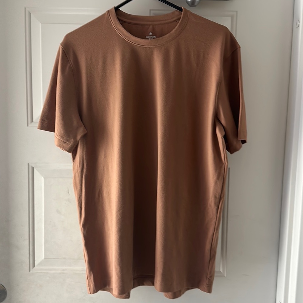Western Rise X Cotton Tee Color Brick Sz Large